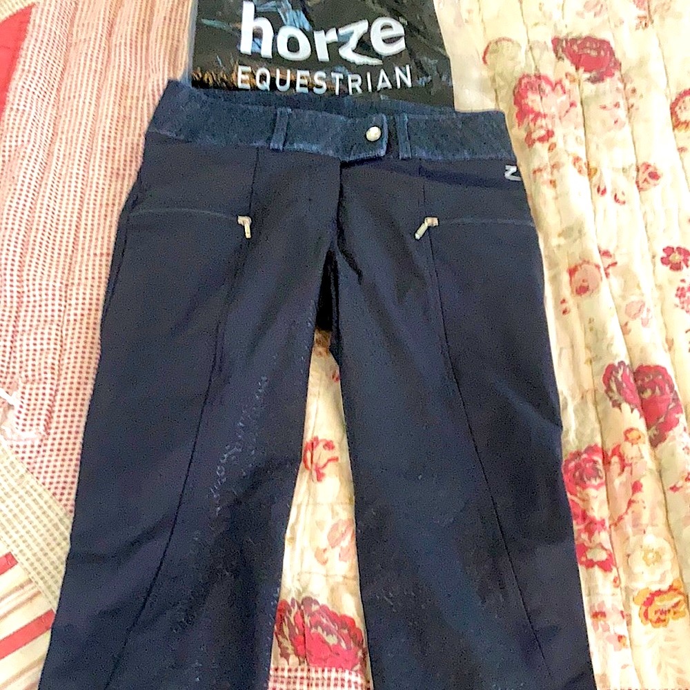 NWOT Horze Limited Edition silicone full seat Breeches Never worn w/4 pockets!